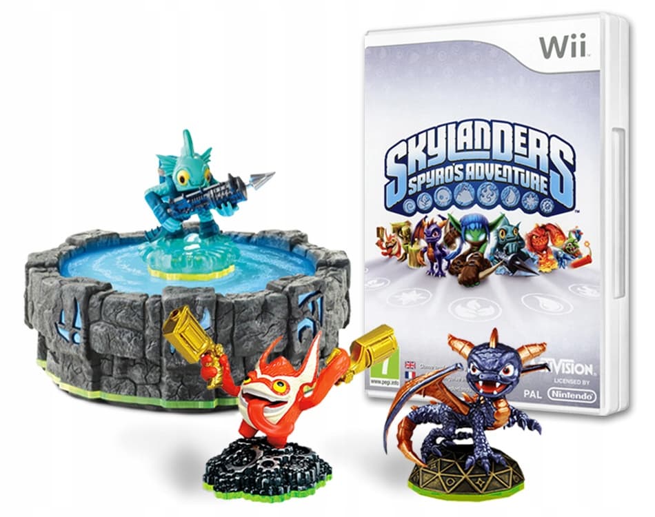 The Skylander's starter pack for the Wii